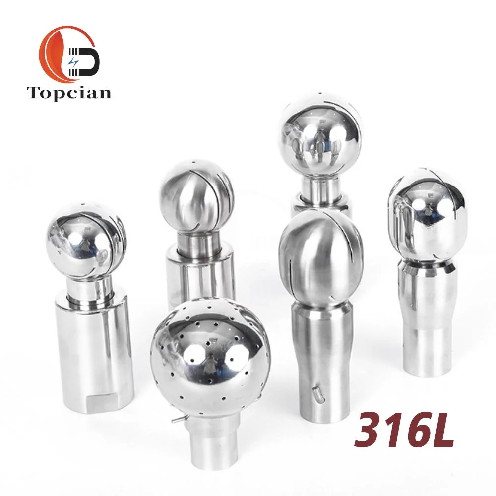 Sanitary Stainless Steel Tank Cleaning Spray Ball, Threaded Cleaner, Tank Washer