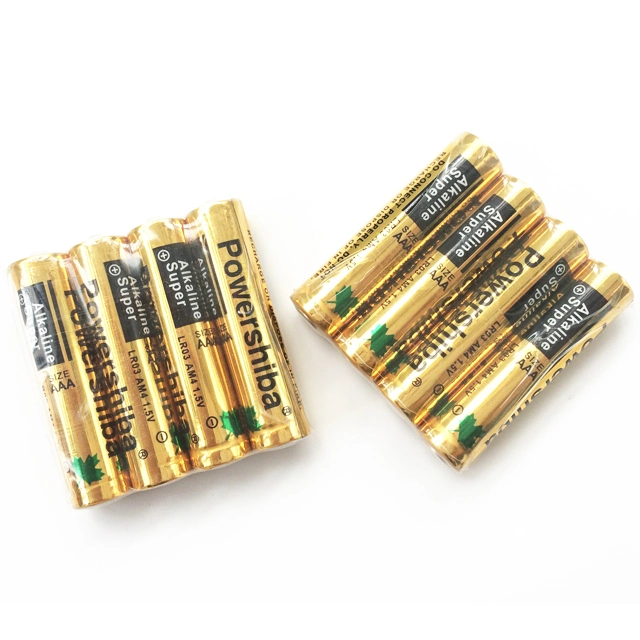 1.5V AAA Alkaline Batteries /Heavy Duty Primary Battery /Aluminum Foil Jacket