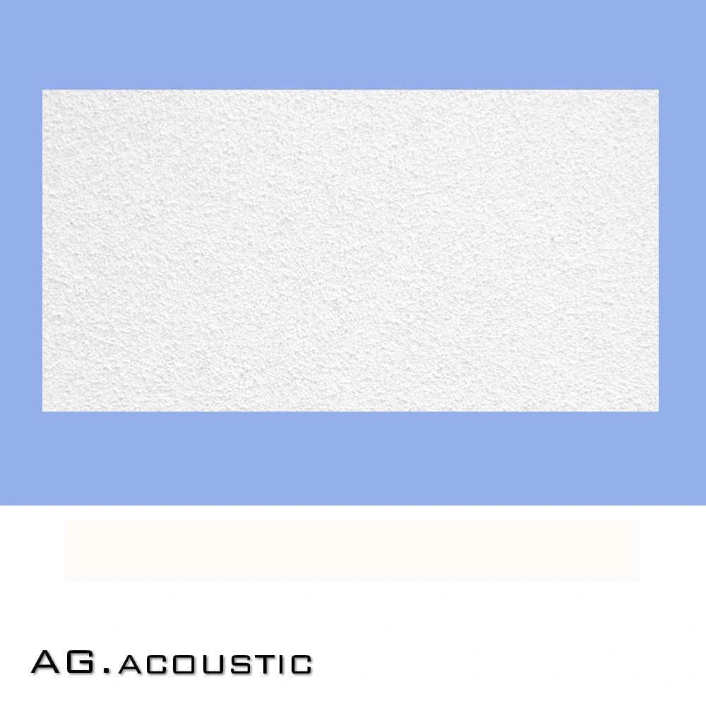AG. Popular falso techo acústico de lana mineral acústico Panel de techo