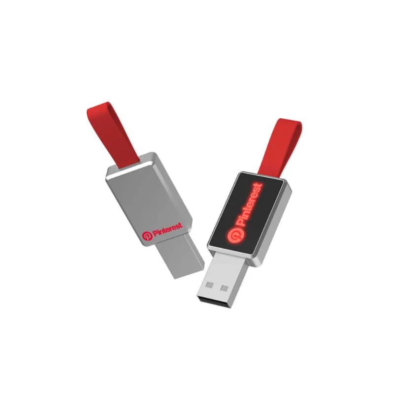 Latest Style Glowing Logo USB Flash Drive 16GB, USB for Storage
