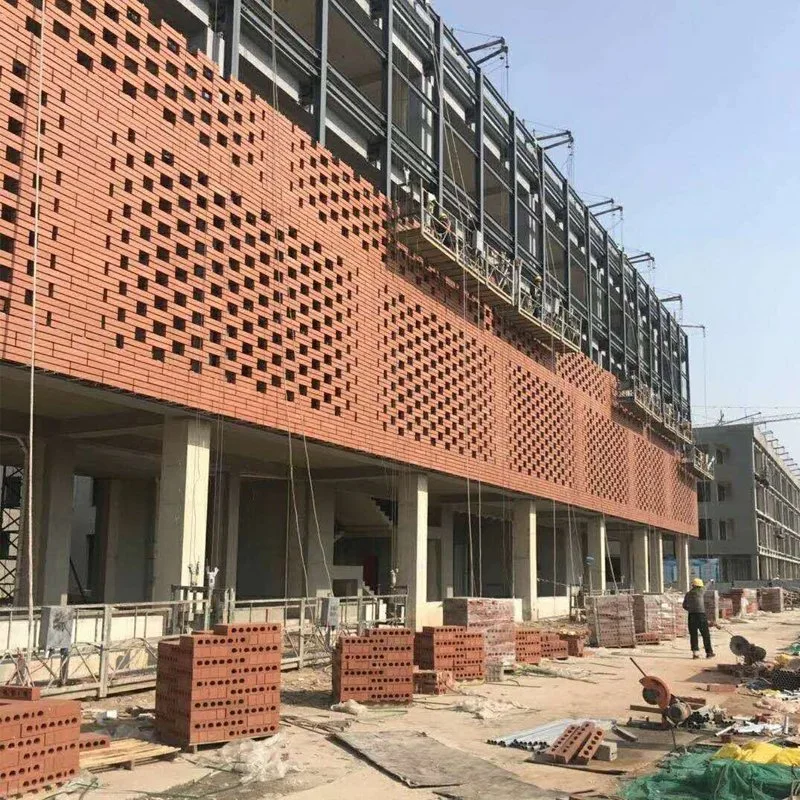 Togen Red Terracotta Clay Brick Cladding for Exterior Wall