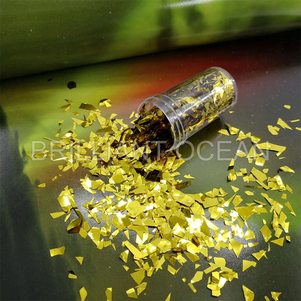 Hot Sale Gold Sequin Glitter Powder for Decoration