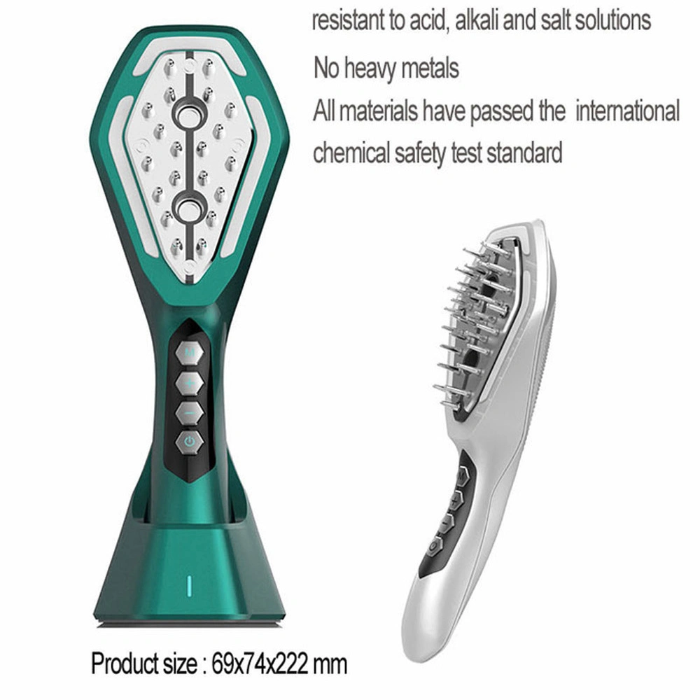 Infrared Light Hair Care Combs Anti Hair Loss Treatment Phototherapy Scalp Massager