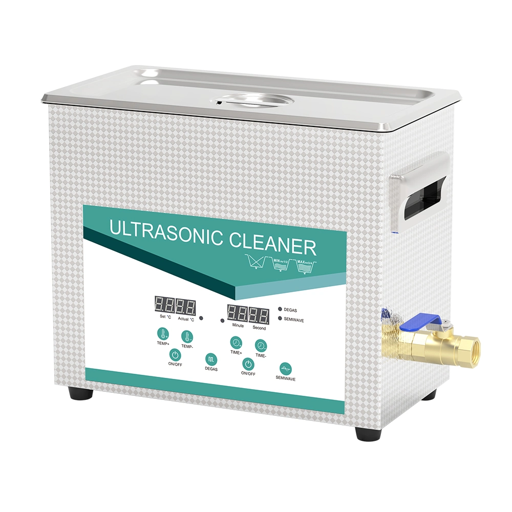 Digital Tabletop 6.5liters Ultrasonic Cleaning Equipment Heater Plus