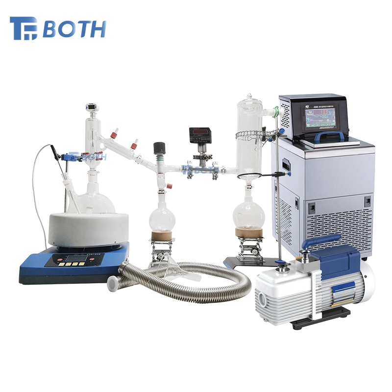 2L 5L 20L Lab Vacuum Fractional Shortpath Distiller Equipment for Extraction Glass Short Path Distillation Kits