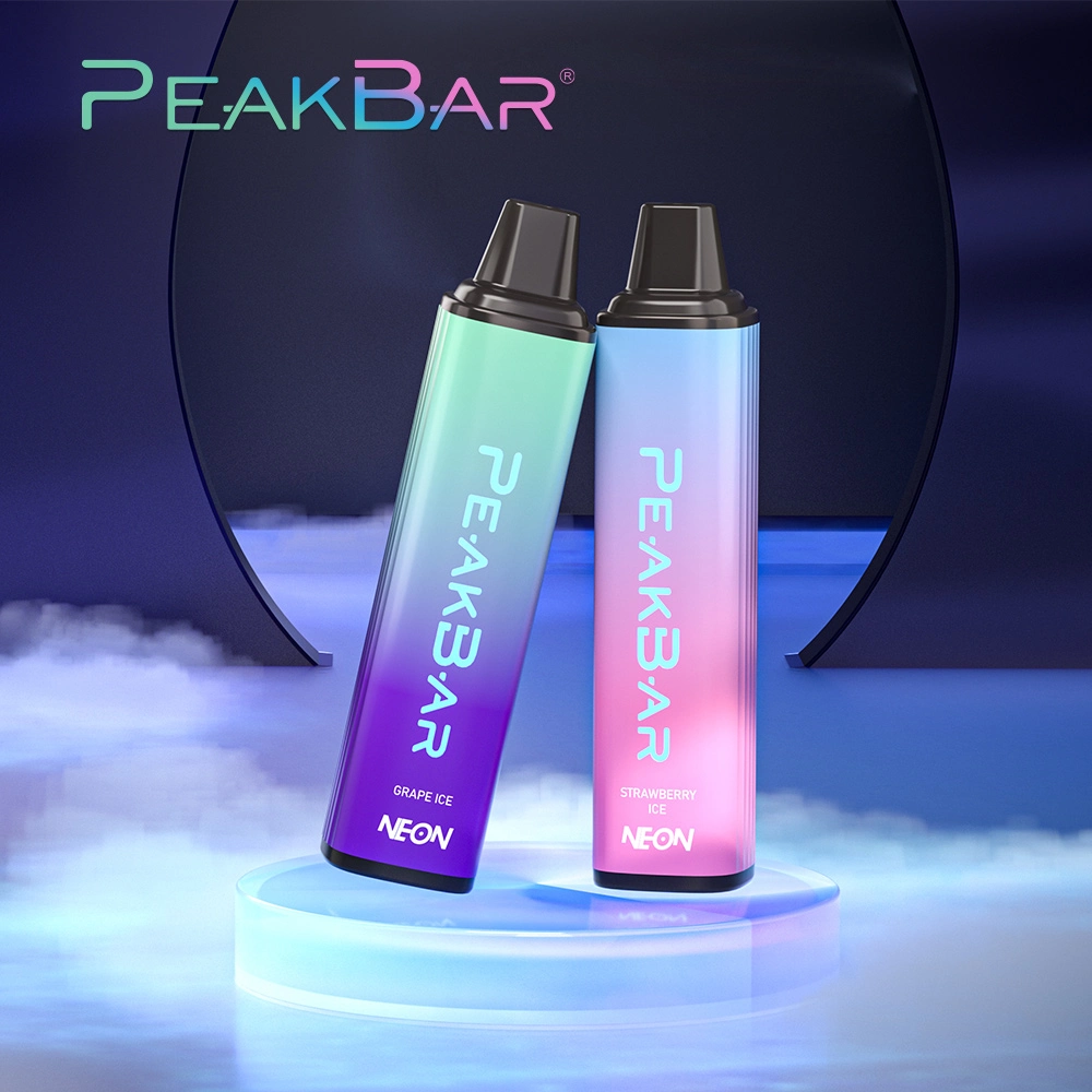 Peakbar 6000 Puff 5% Vape Einweg Pod LED Hot Peak E Zigarette Elfa Pen Amazon Vape Bar Pod