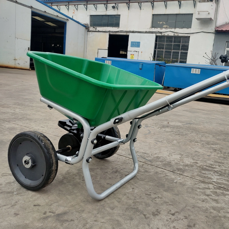 Hand Push Plastic Manure Spreader Fertilizer Seeding Spreader