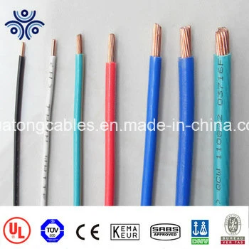 Conductor de cobre Thwn Thhn funda de Nylon aislamiento de PVC de cable eléctrico