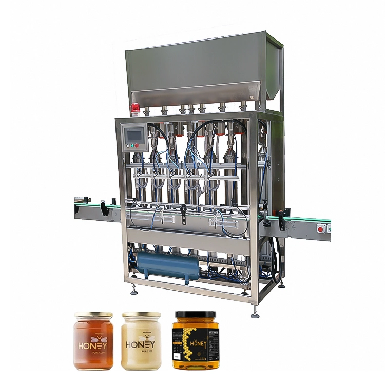 Jar Filling Machine, Paste Peanut Butter Filling Capping Labeling Machine