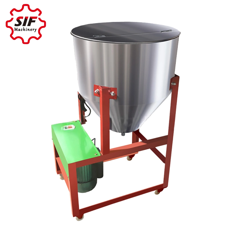 Sif Rotating Powder Mixer Stainless Steel Blender Drum Mixer Vertical Blender Feed Processing Machinery for Poultry