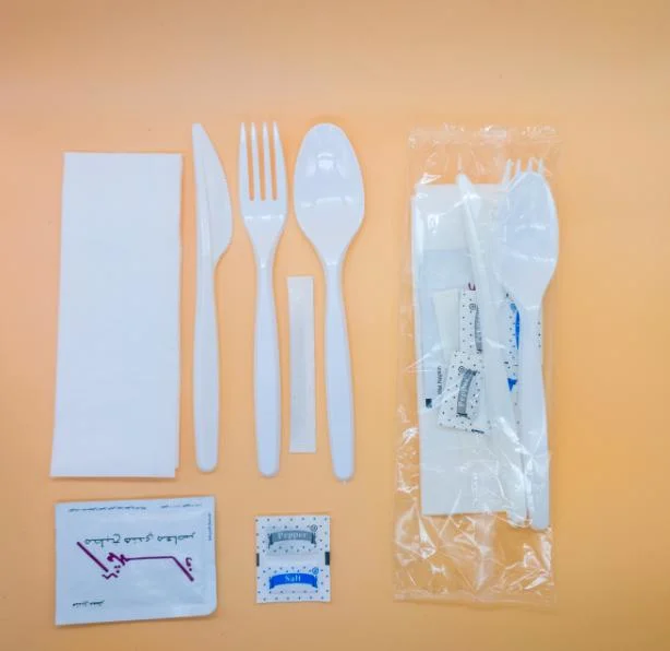 Automatic Disposable Cutlery Bag Restaurant Use Full Set Disposable Chopsticks /Spoon /Napkin/Salt Pepper Packing Machine