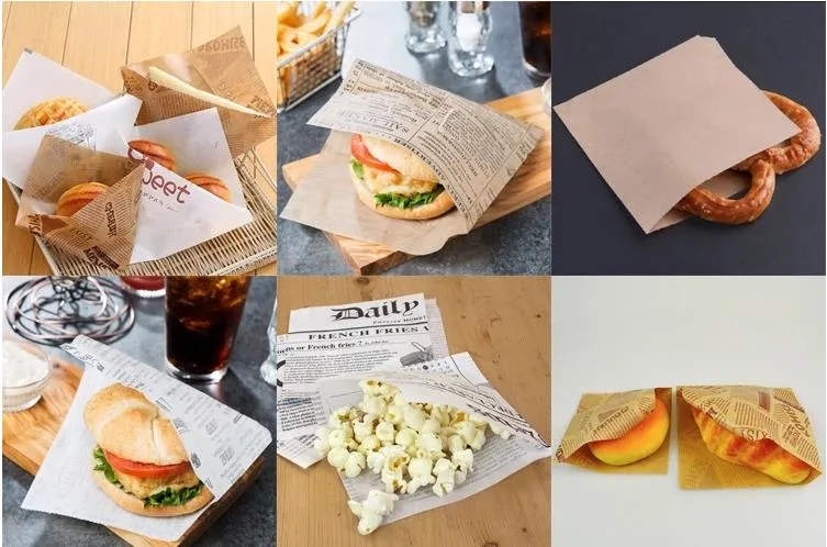 Customize Wrap Packaging Paper Greese Proof Paper Food Grade Paper Wholesale/Supplier