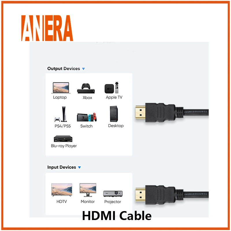 Factory Direct HDMI 2.0 Cable Male to Male for HDTV HDMI Cable 4K for Computer Accessories 3m