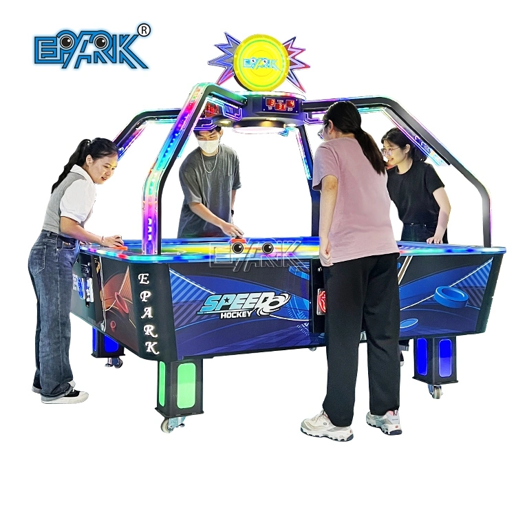 Epark máquina de juego operada por monedas 4 personas Hockey de velocidad Interior Juego de redención de Arcade