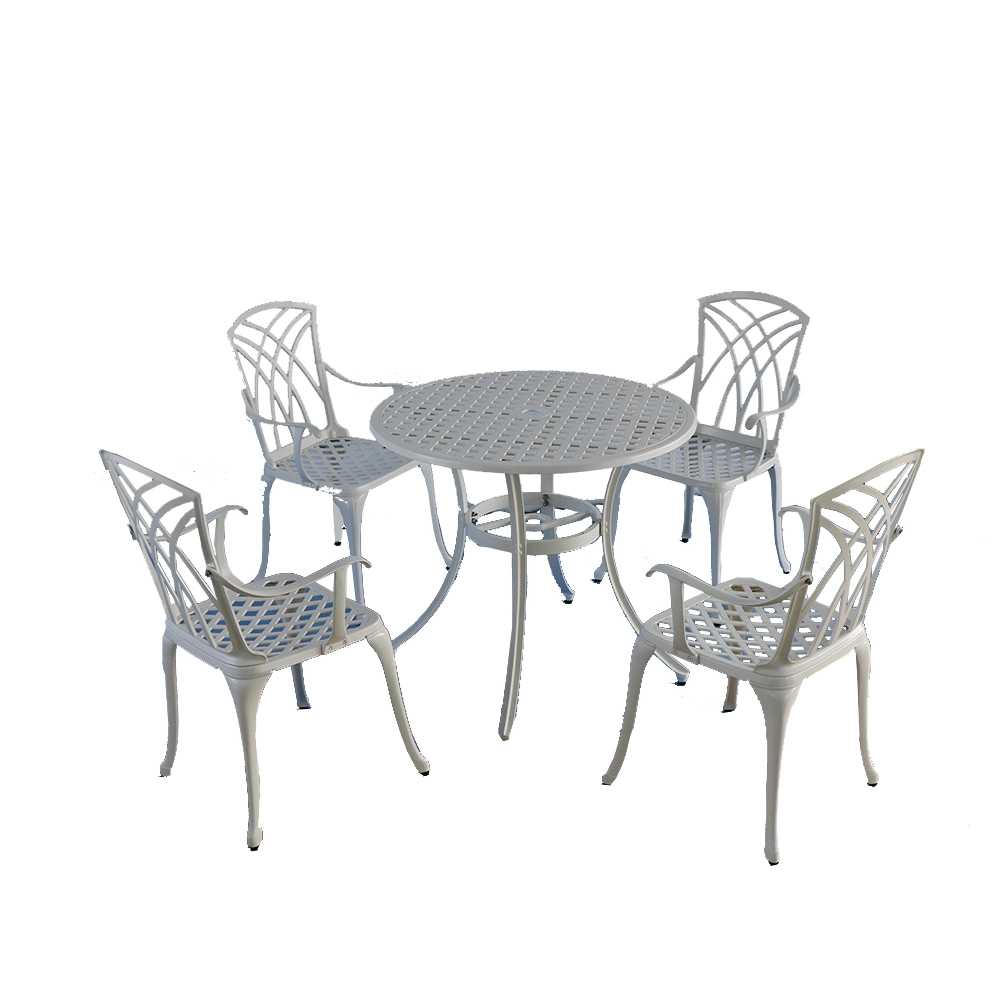 4 Seats Outdoor Dining Table Furniture Set Casting Outdoor Garden Table Furniture