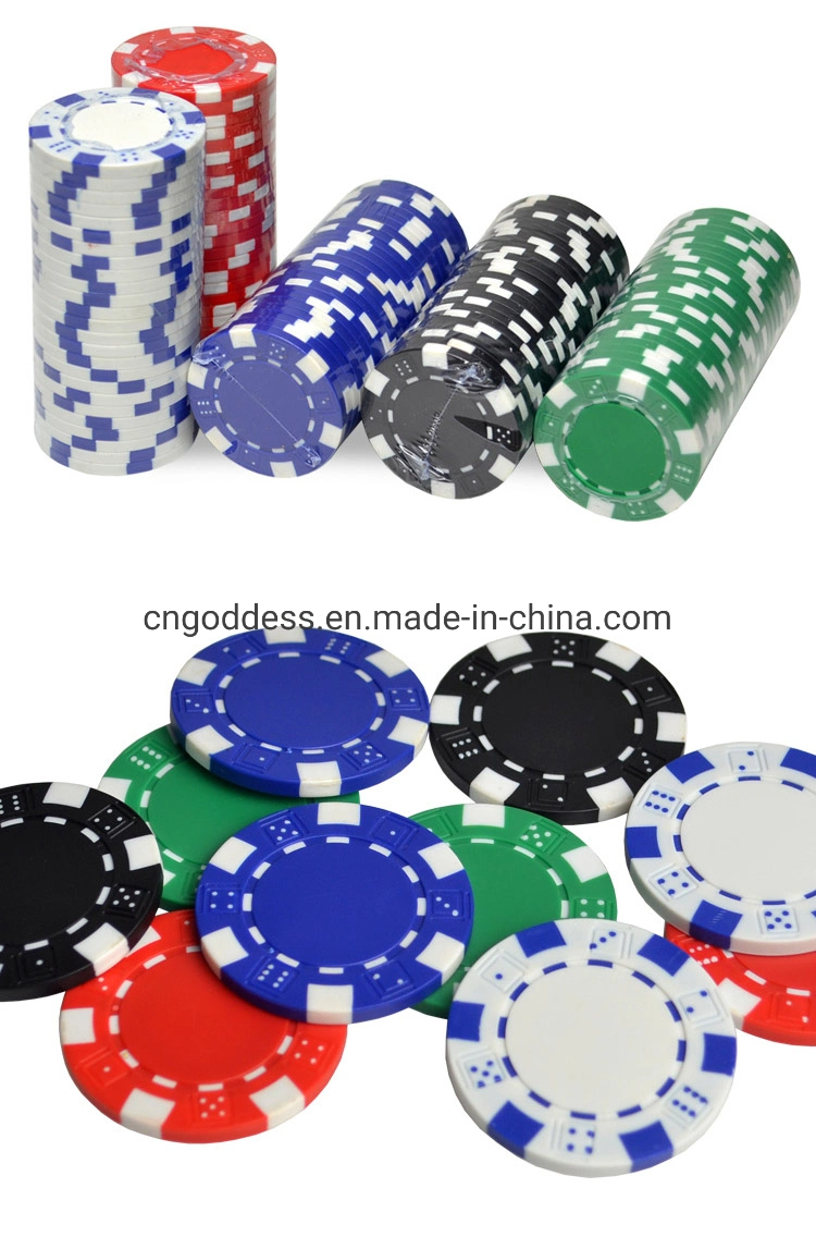 Custom Made Ceramic Poker Chip with Rolling Edge for Casino