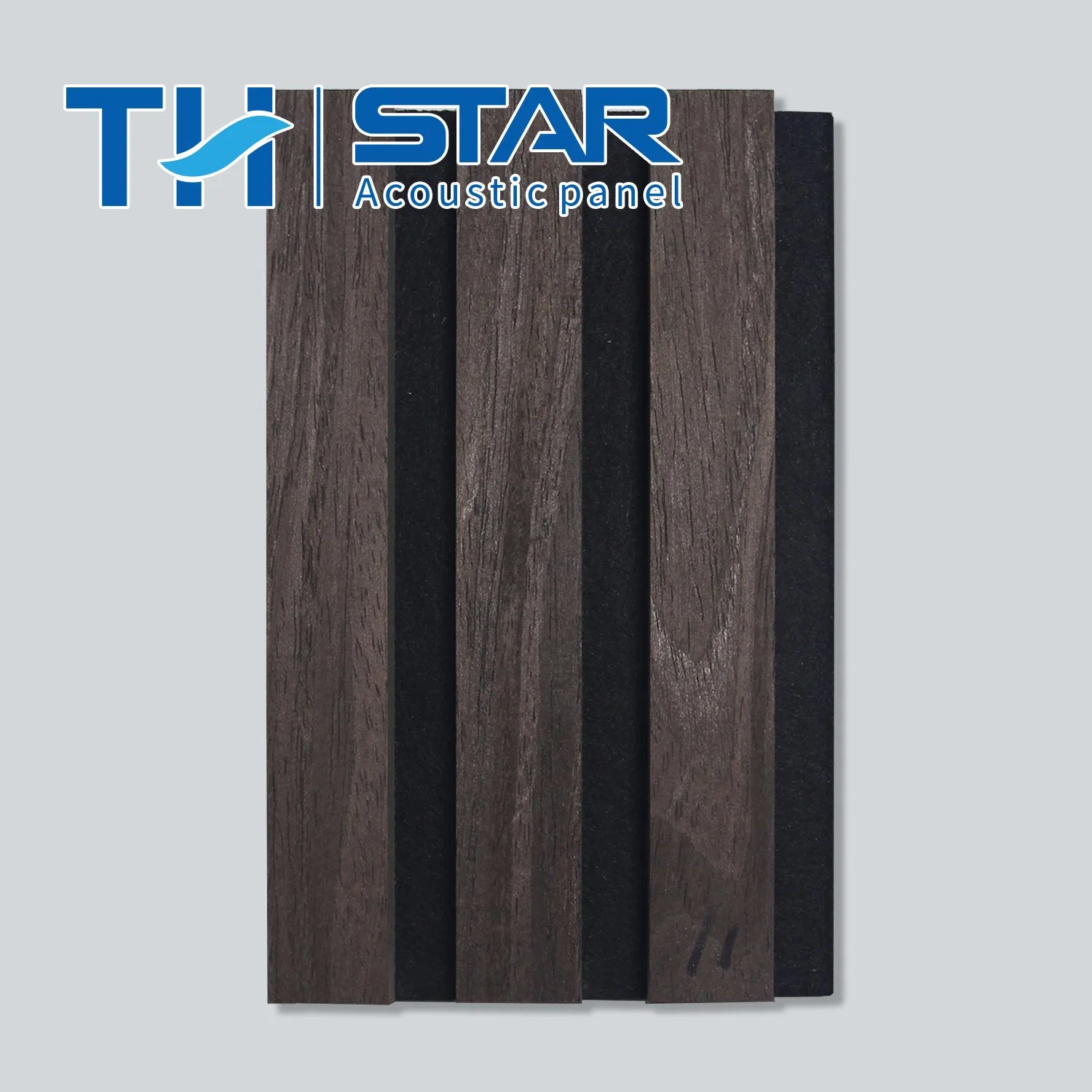 Decorative Grooved MDF Wood and Pet Timber Acupanel Sound Wall Groove Slated Acoustic Wooden Slats Panel for Living Room