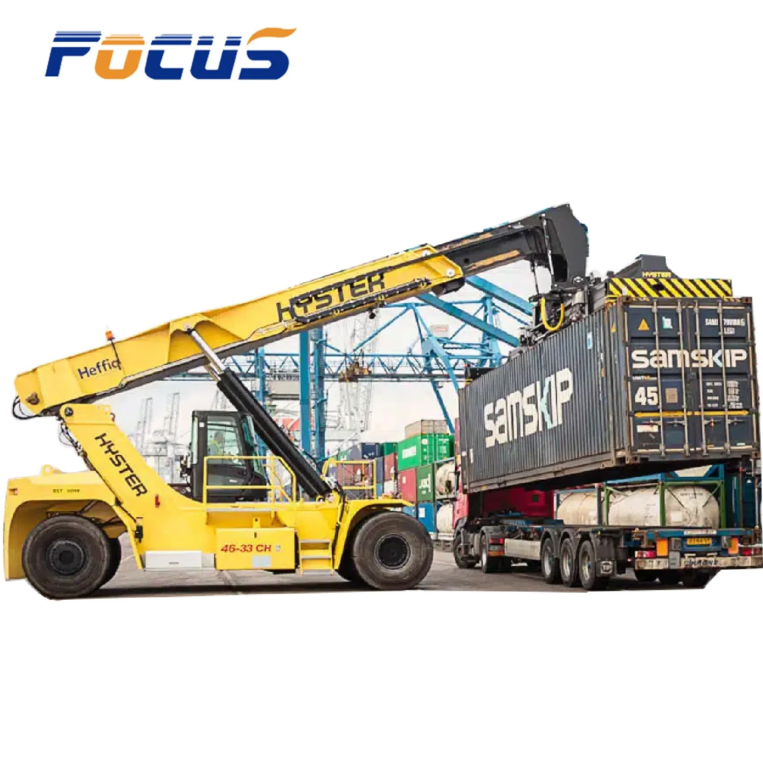 Hyster Reach Stacker 45 Tonnen Kapazität Container Umzugsausrüstung