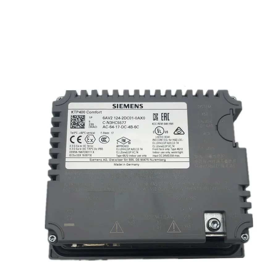 Pantalla táctil HMI Original 6AV01-02124-2DC ax0 para la comodidad Ktp400 para Siemens