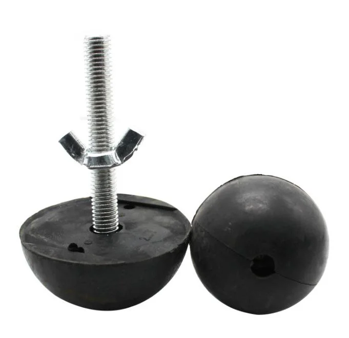 Rubber Ball Former Recess with Screws and Wing Nuts for Spherical Anchor Cement