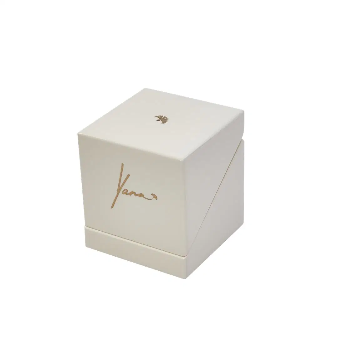 Handmade White Piano Lacquer Wooden Perfume Packing Gift Box