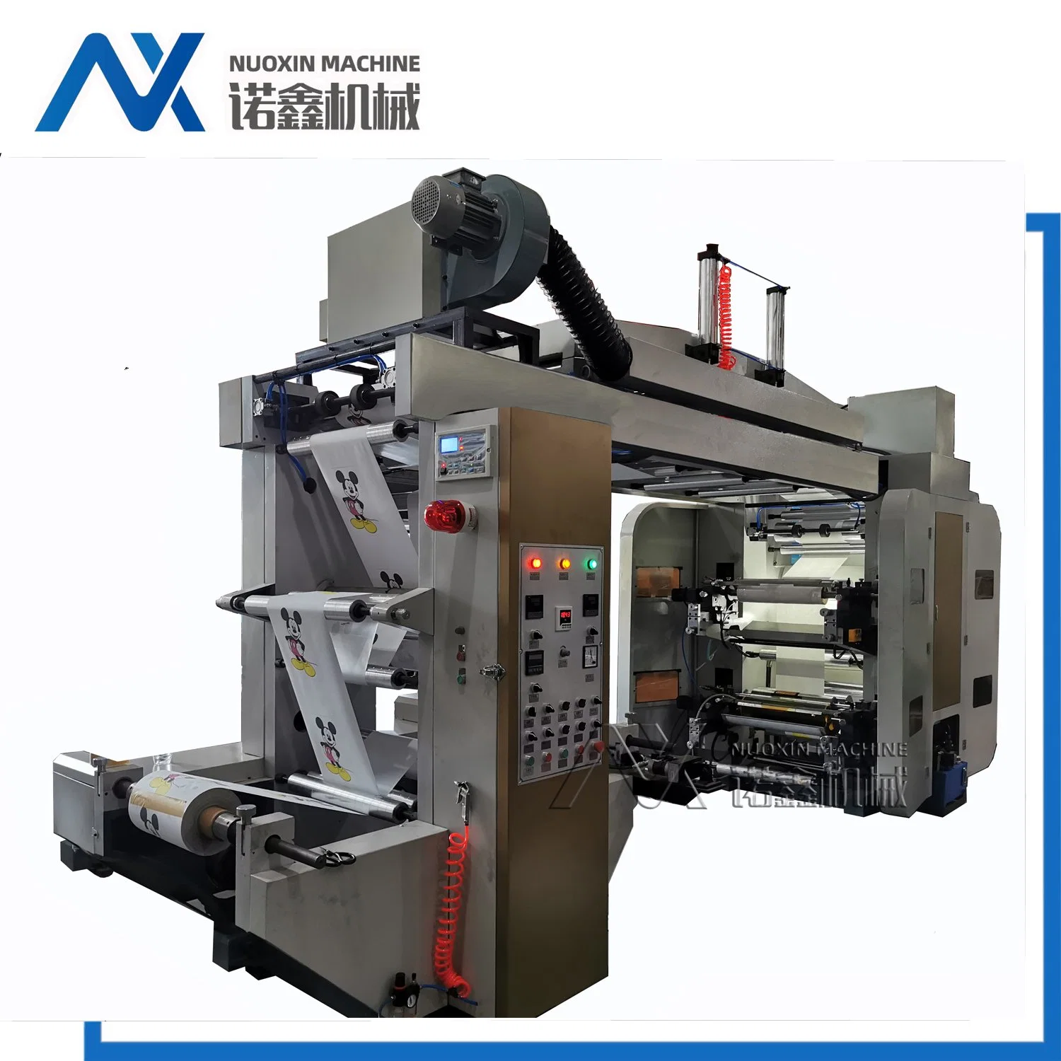 Flexographic Printing Machine 6 Color PE/PP/HDPE/LDPE/OPP/Non-Woven Fabric/Alum