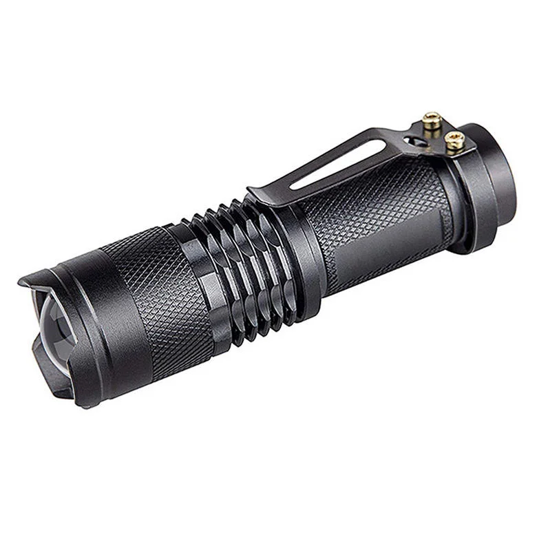 Tactical Aluminium Zoomable Gem 365nm 395nm Keychain Pocket Mini UV Flashlight Torch