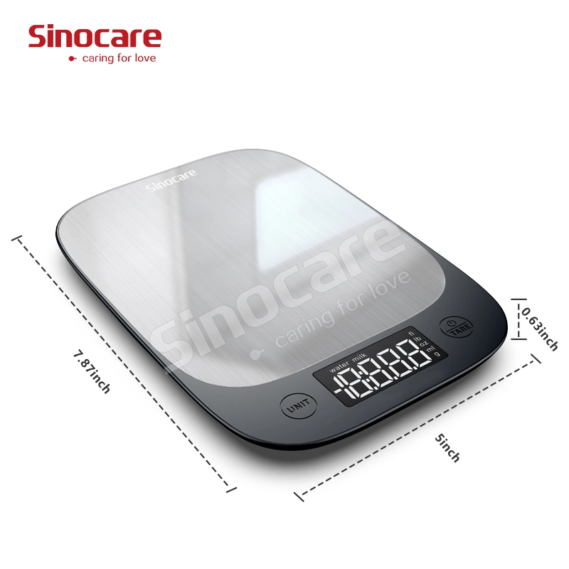 Basic Customization Sincare High Accurcy 0.1g/Max. 5000g Kitchen Scale Price Electronic Digital Smart Kitchen Scale Food Scale