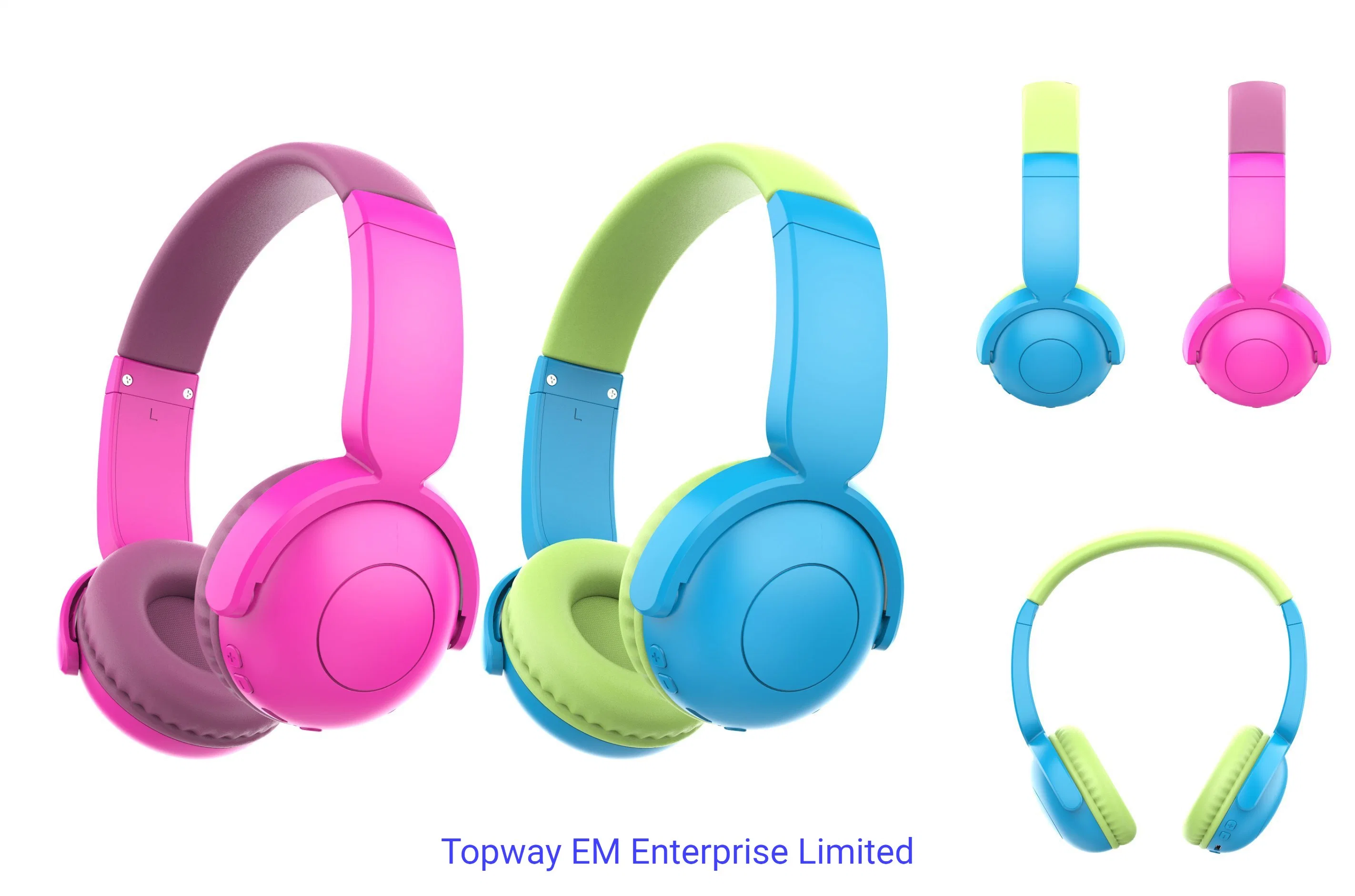 Bluetooth 5.0 Wireless Kids Headphones with 85dB Volume Limited on Ear Headphones for Children