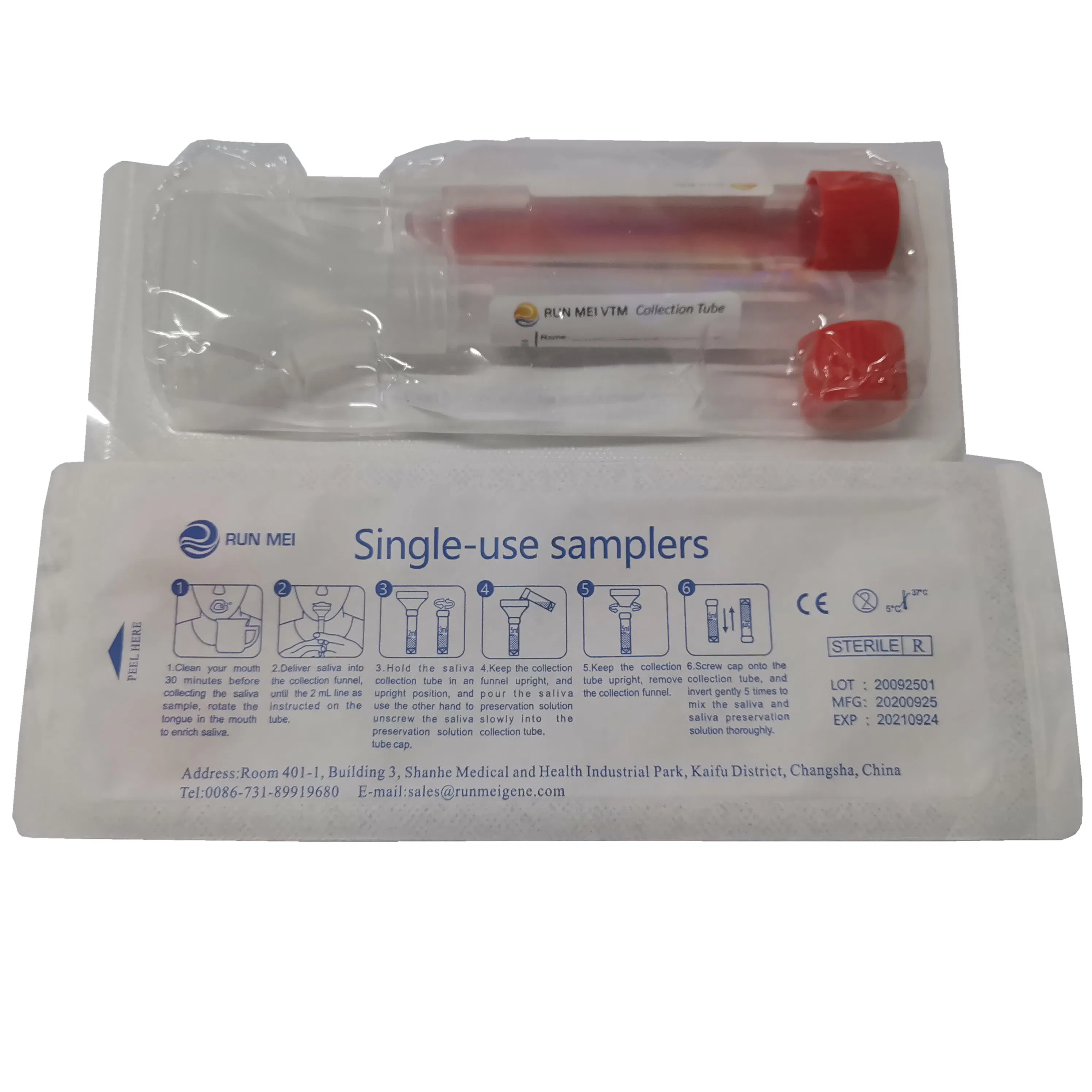 Saliva Sample Collection Kits and Swab Sample, Viral Specimen Collection, Providing Saliva Sample for DNA Test Kit