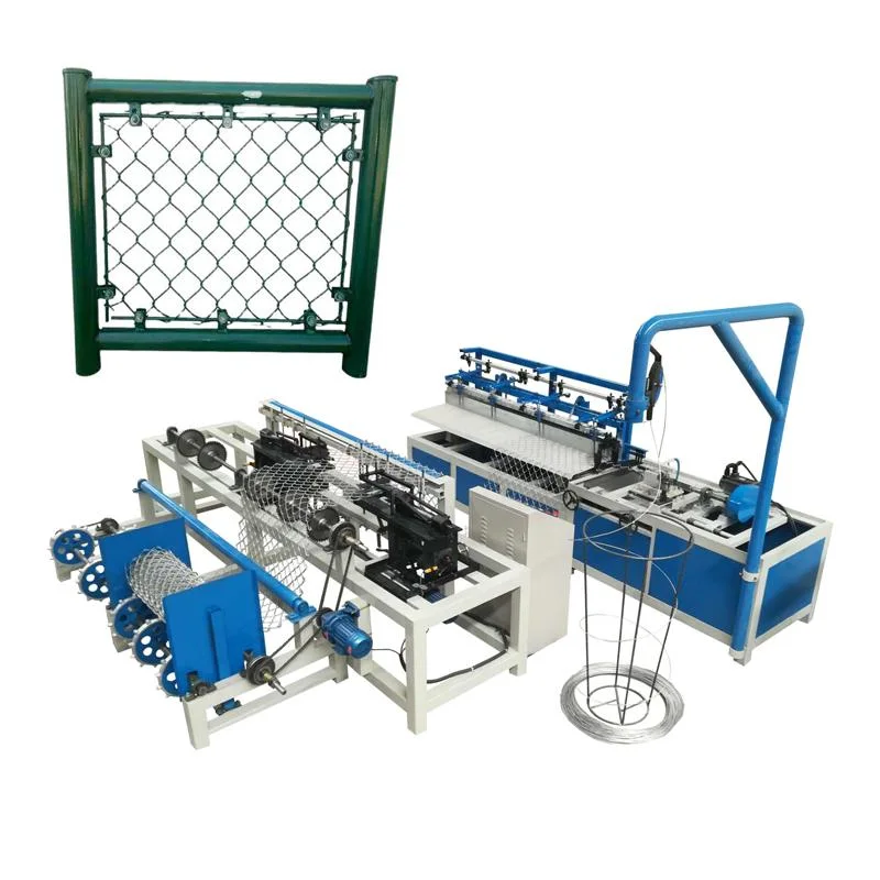 Iron Net Making Mesh Chain Link Fence Machine