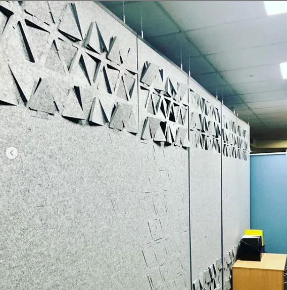 Acoustic Wall Ceilings Decoration Innovative Acoustic Solutions Polyester Fiber Sheet Board