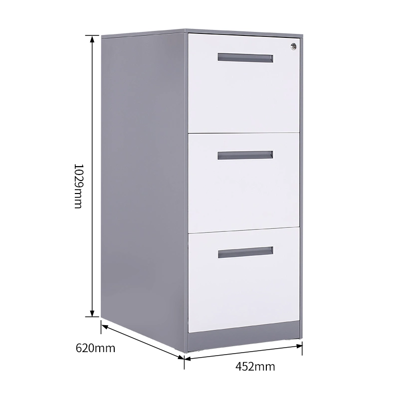 Factory Price Vertical Filing Cabinet with Safe Steel 2 3 4 Drawers Vertical File Cabinet