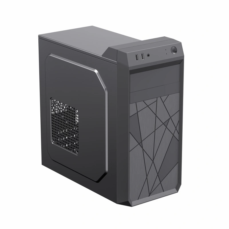 Caixa de computador micro ATX Desktop com transporte manual na parte superior