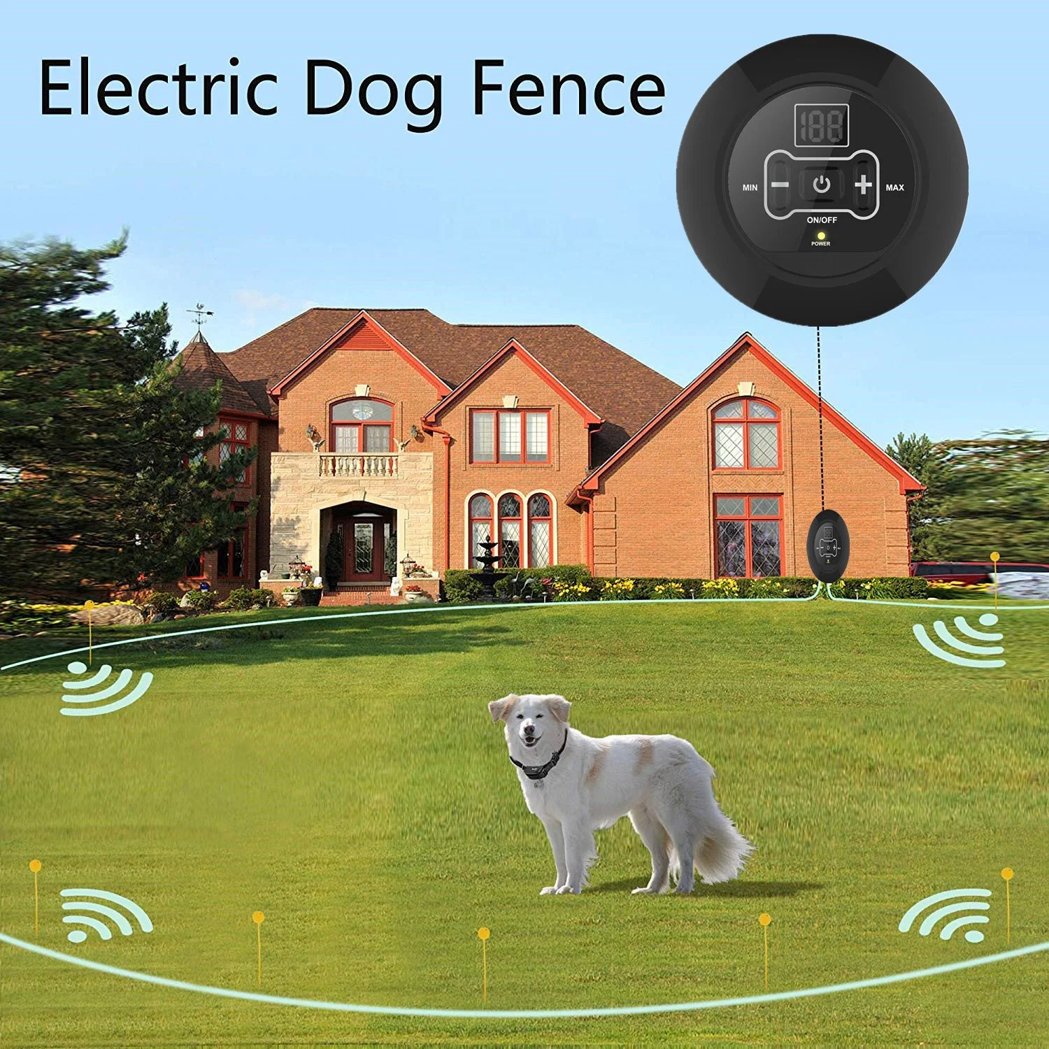 Electronic Fence 2020 Nueva mascota inalámbrica dispositivo de entrenamiento de mascotas Corteza Tapar suministros para mascotas