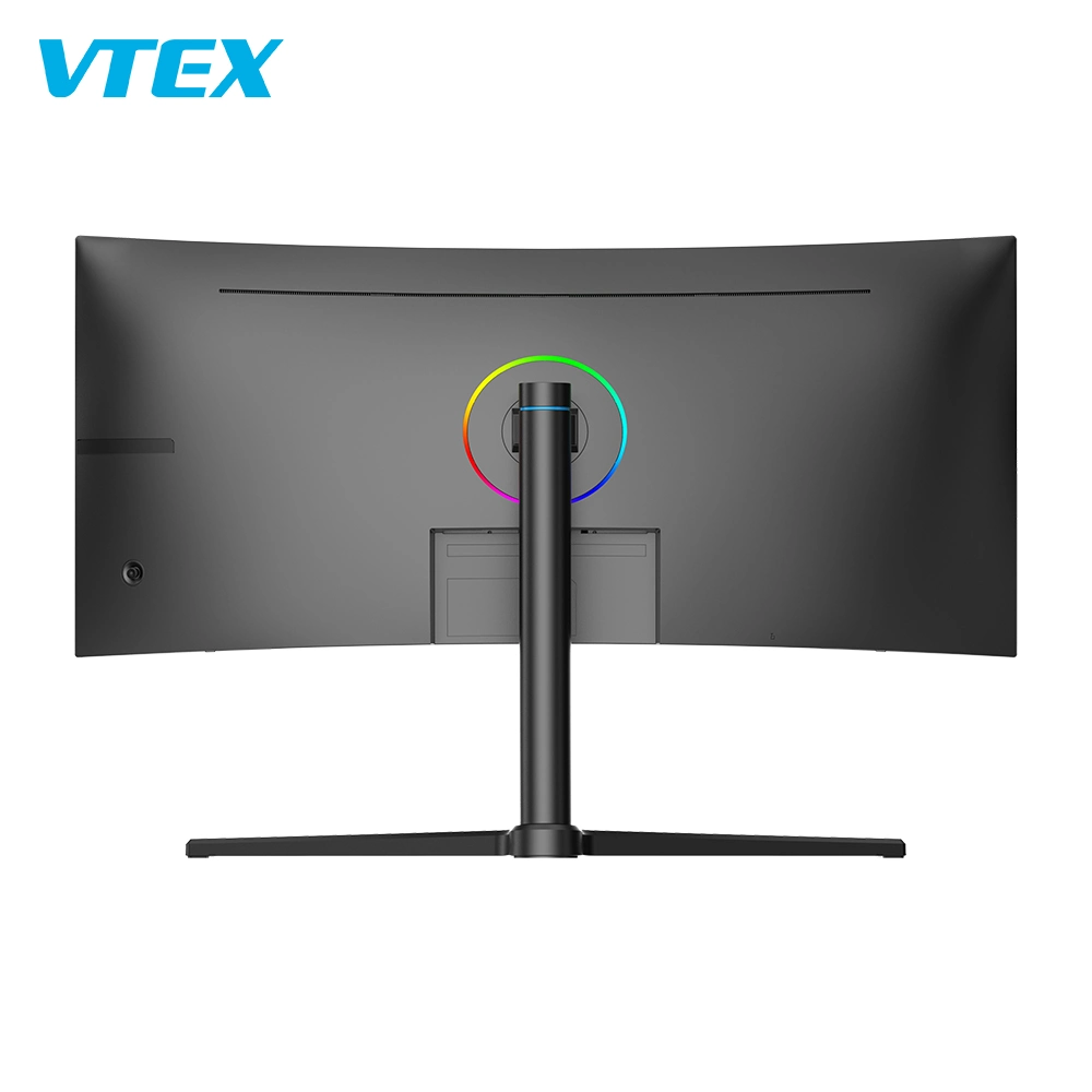 34inch LED Desktop Display R1500 Large Curved Gaming PC with Monitor 3440*1440 IPS Panel Monitor Gaming