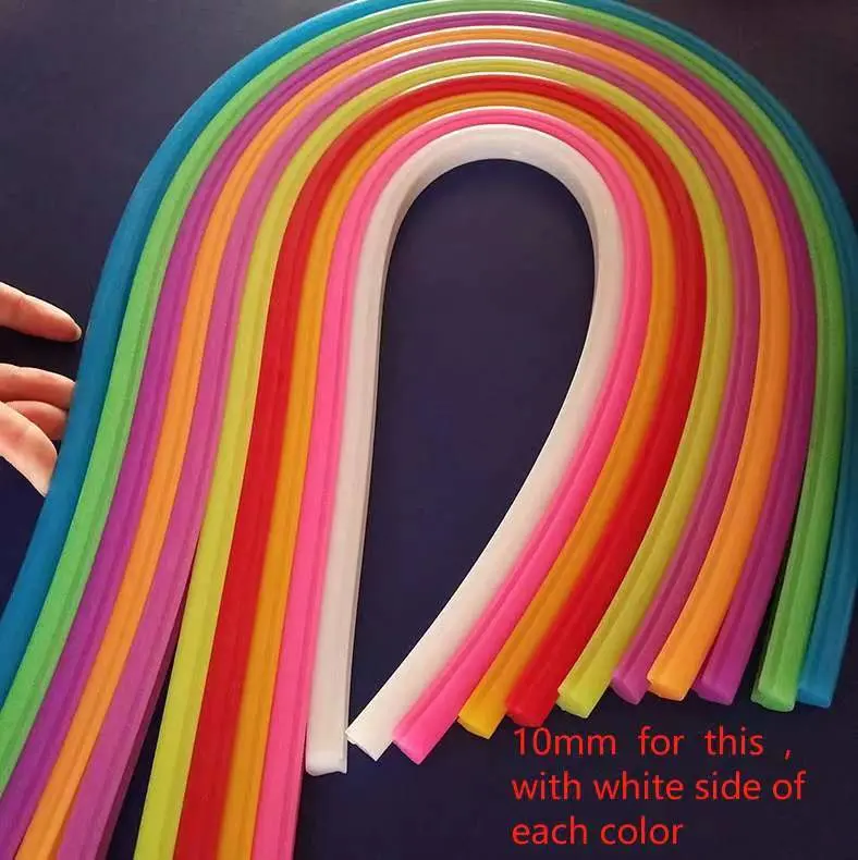 New Arrival 2ND Generation DC12V S Shape Strip 8*10mm Silicone Tube Separented LED Flexible Neon