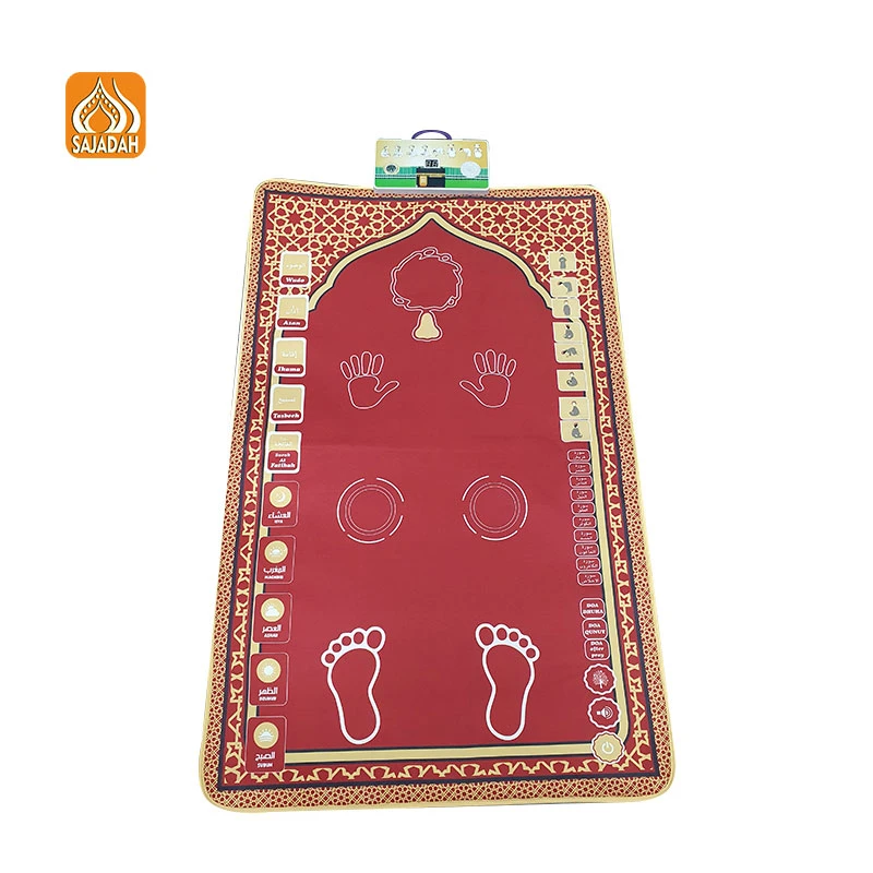 2023 Speaking Interactive Electronic Prayer Mat Kids Gift Set Muslim Turkish Sajadah