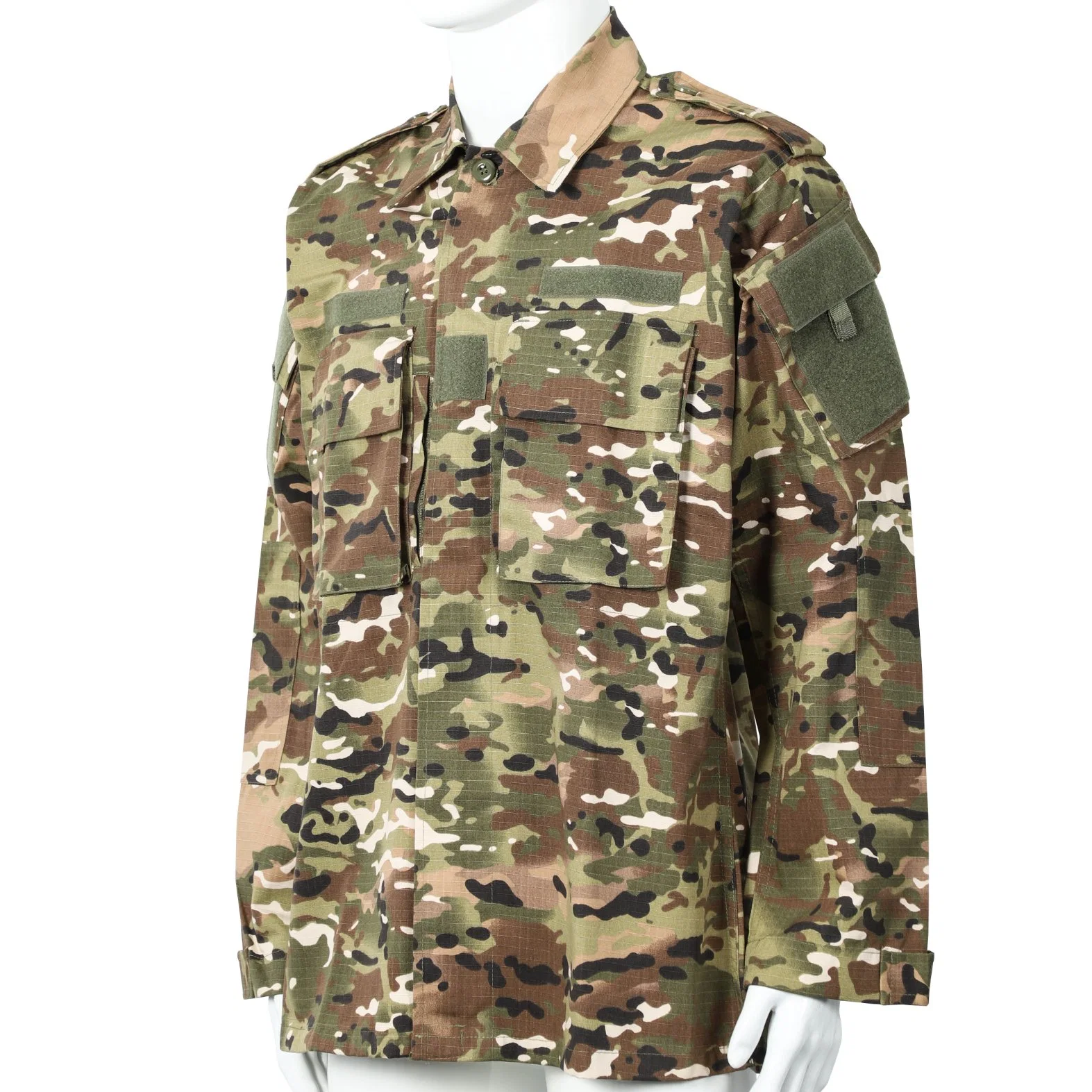 65% Polyester 35% Cotton Jinteng 1 Set/Polybag, 10 Sets/Carton Clothes Military Style Camouflage Uniform