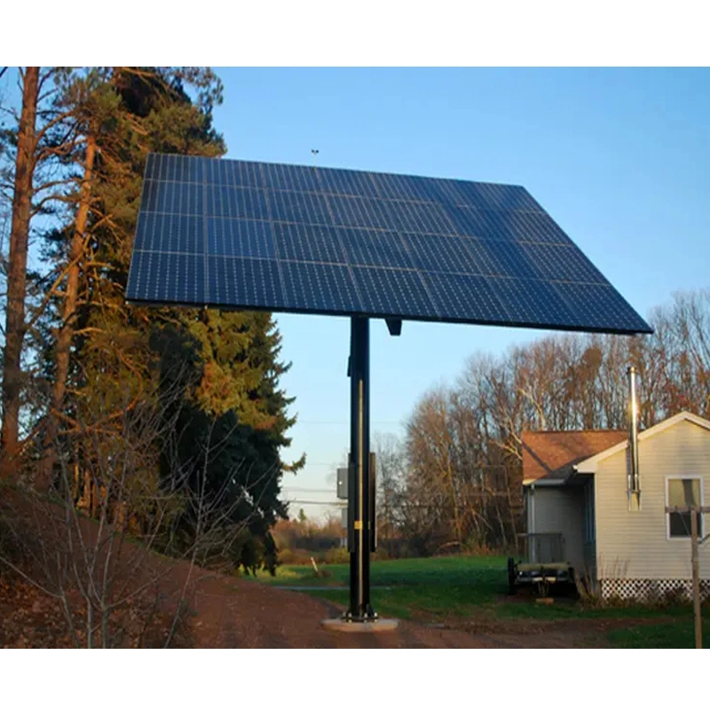 La energía Solar Fotovoltaica Energía Solar Tracker Seguimiento de 2 ejes Solar Kit Sistema de estanterías