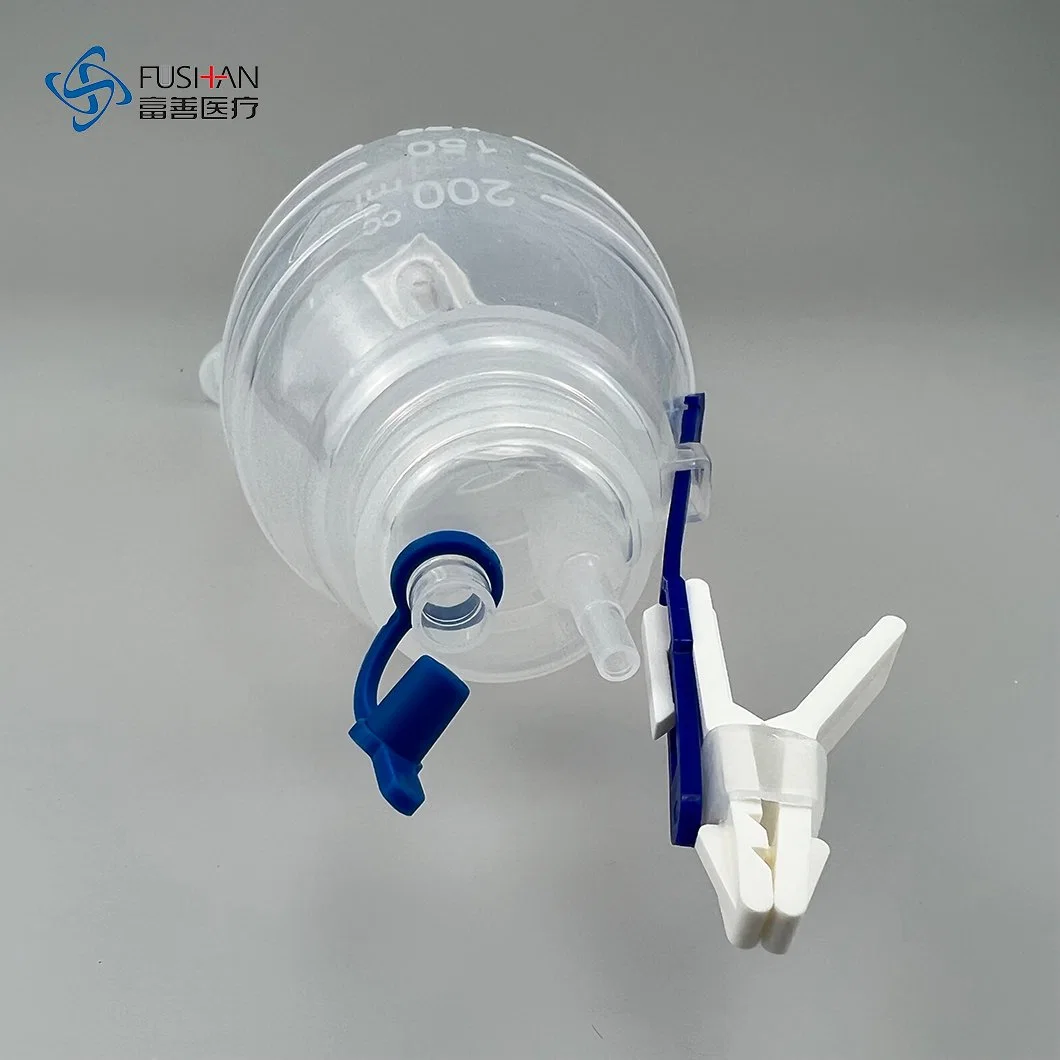 Original Factory Fushan Medical Hospital Wound Drain Kit with Trocar and Ball Reservoir CE ISO13485 100/150/200/400ml