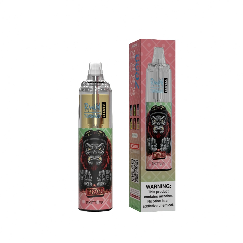 Fumot Randm Tornado 7000 Puffs vaporizador eléctrico desechable VAPE vacío E Cigarette mayorista