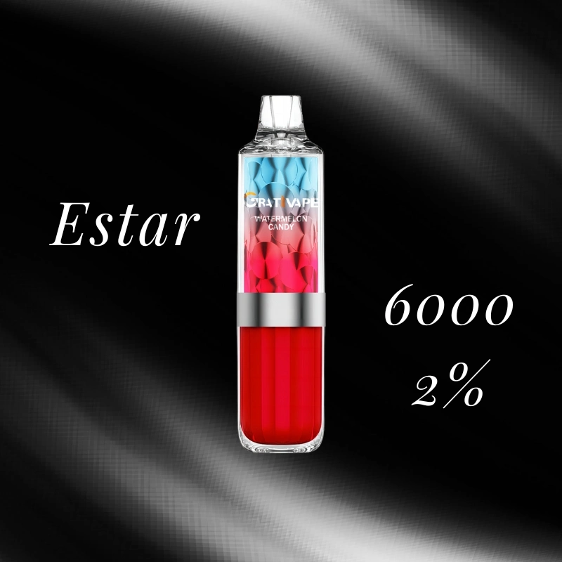 China Manufacture Wholesale/Supplier Factory OEM/ODM Grativape Estar 6000 Puffs Electronic Cigarette