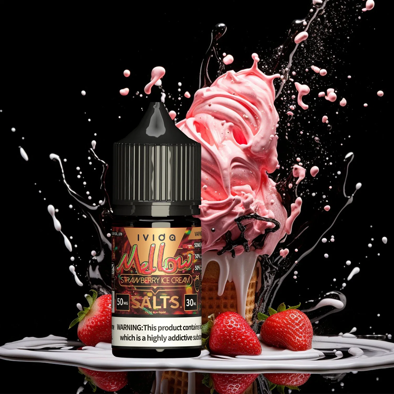 Ivida Mellow Wholesale/Supplier 1688 Made in China Authentic Xx Alibaba	Online Shopping	E Liquid Vape Juice Salt Oil Nicotine Bulk Distributor Supplier