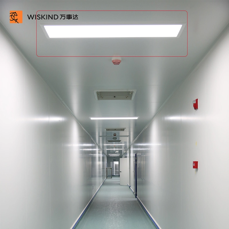 Magnetic Installation Low-Energy LED Cleanroom Ceiling Light Panels Iamp for High-Performance Clean Room