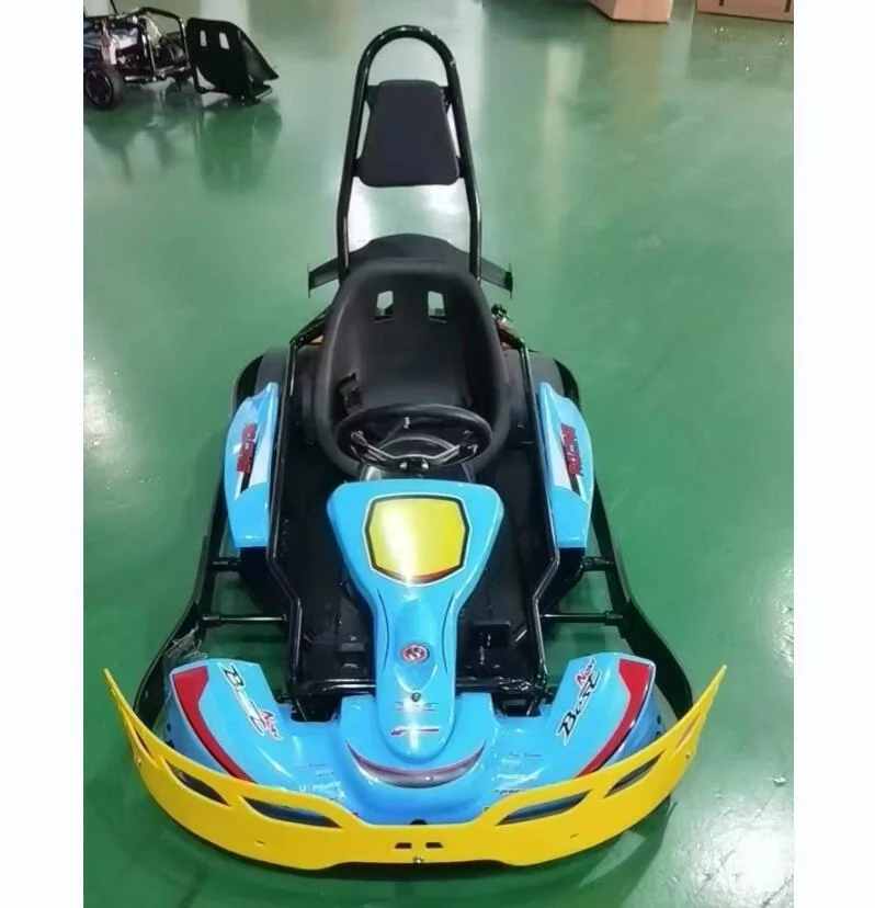 Los niños adultos y los niños usan batería eléctrica de litio motor Batería Go Karting Car Go Kart con dos asientos