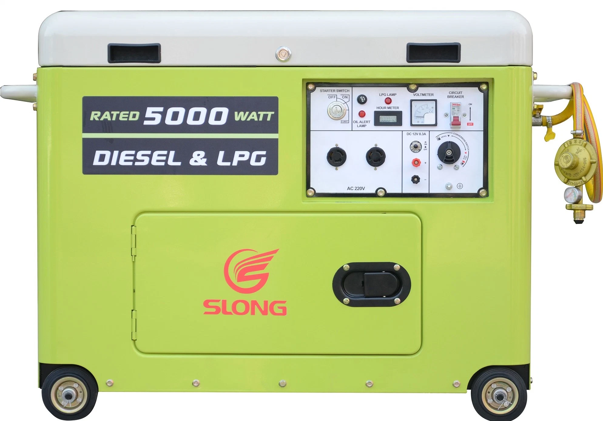 Slong diesel/gás/Ng gerador de gases definida