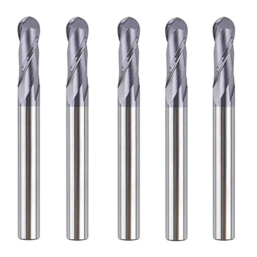 RLD HRC60 4 goujures fraise à bout sphérique en carbure/fraisage CNC Fraise/fraise pour Inconel en acier inoxydable titane