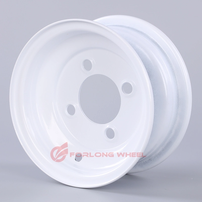 Forlong Wheel 10inch Steel Car Trailer Wheel Rim 3.00X10 4stub on 115mm Fitting Tire Size 4.50-10 & 5.00-10 for Sale