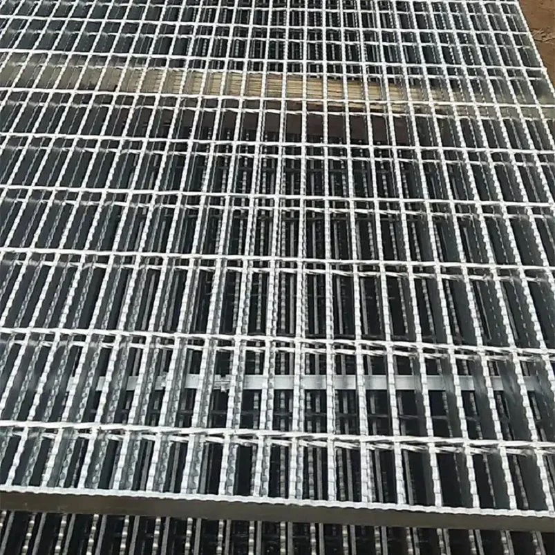 Steel Grating Serrated Flat Bar Drain Cover Hop DIP Galvanized Steel Grating